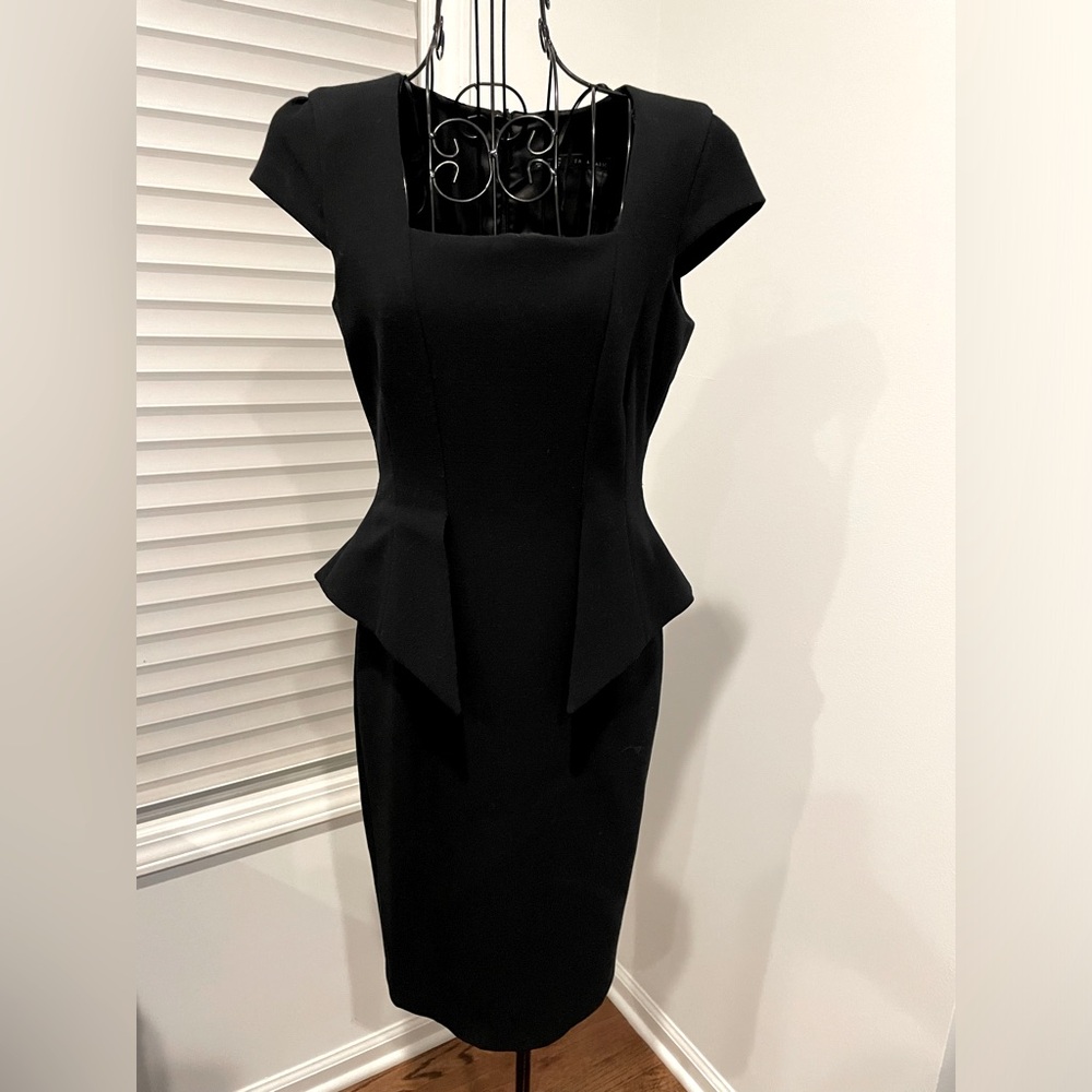 Zara peplum dress, size Medium, lined